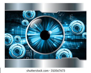 dark blue color Light Abstract Technology background for computer graphic website internet and business. circuit. vector illustration. infographics. motion move blur.neon. silver. eye