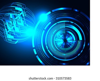 dark blue color Light Abstract Technology background for computer graphic website internet and business. circuit. vector illustration. infographics. motion move blur.neon. silver. eye