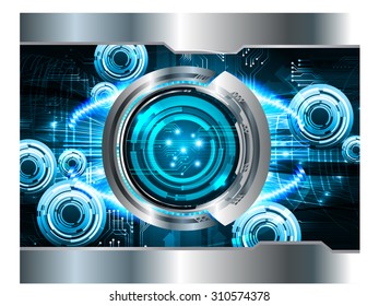 dark blue color Light Abstract Technology background for computer graphic website internet and business. circuit. vector illustration. infographics. motion move blur.neon. silver. eye
