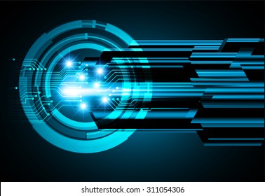 dark blue color Light Abstract Technology background for computer graphic website internet and business. circuit. vector illustration. abstract. infographics. motion move blur.neon.