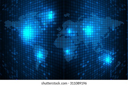 dark blue color Light Abstract Technology background for computer graphic website internet and business. circuit. vector illustration. abstract. infographics. motion move blur.neon.