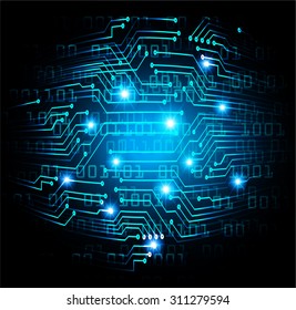 dark blue color Light Abstract Technology background for computer graphic website internet and business. circuit. vector illustration. infographics. motion move blur.neon. one zero