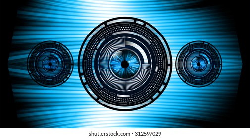 Dark blue color Light Abstract Technology background for computer graphic website internet and business. circuit. vector illustration. infographics. motion move blur.neon. pulse heart. wave. eye