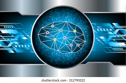dark blue color Light Abstract Technology background for computer graphic website internet and business. circuit. vector illustration. infographics. motion move blur.neon. silver. Brainstorm, Brain