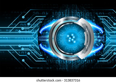 Dark blue color Light Abstract Technology background for computer graphic website internet and business. circuit. vector illustration. infographics. motion move blur.neon. pixel. eye