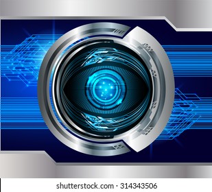 Dark blue color Light Abstract Technology background for computer graphic website internet and business. circuit. vector illustration. infographics. motion move blur.neon. pixel. eye. silver