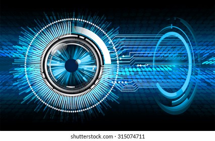 Dark blue color Light Abstract Technology background for computer graphic website internet and business. circuit. vector illustration. infographics. motion move blur.neon. pixel. eye