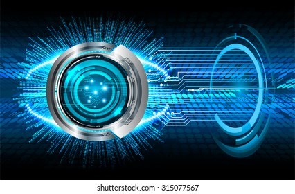 Dark blue color Light Abstract Technology background for computer graphic website internet and business. circuit. vector illustration. infographics. motion move blur.neon. pixel. eye