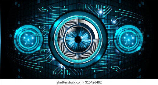Dark blue color Light Abstract Technology background for computer graphic website internet and business. circuit. vector illustration. infographics. motion move blur.neon. pixel. eye