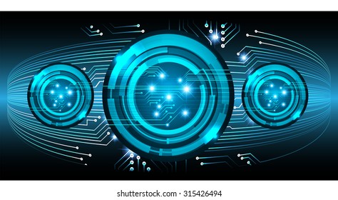 Dark blue color Light Abstract Technology background for computer graphic website internet and business. circuit. vector illustration. infographics. motion move blur.neon. pixel. eye