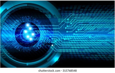Dark blue color Light Abstract Technology background for computer graphic website internet and business. circuit. vector illustration. infographics. motion move blur.neon. pixel. eye