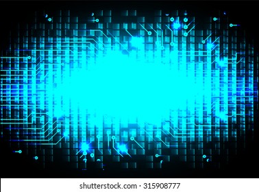 Dark blue color Light Abstract pixels Technology background for computer graphic website internet. circuit board. text box. star. motion move blur