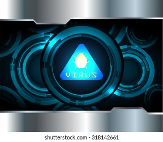 Dark blue color Light Abstract Technology background for computer graphic website internet and business. circuit. vector illustration. infographics. motion move blur.neon. pixel. eye