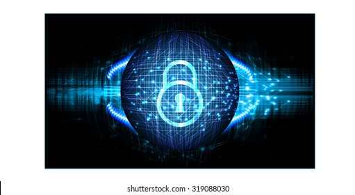 dark blue color Light Abstract Technology background for computer graphic website internet business. circuit. illustration.digital. infographics.motion. code background. www. vector.lock, key, Padlock