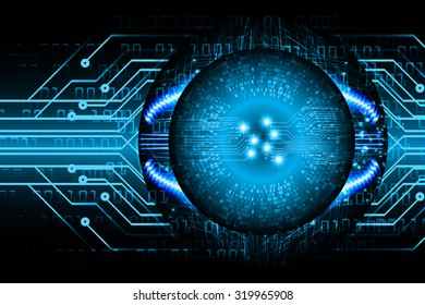 Dark blue color Light Abstract Technology background for computer graphic website internet and business. circuit. vector illustration. infographics. motion move blur.neon. pixel. eye