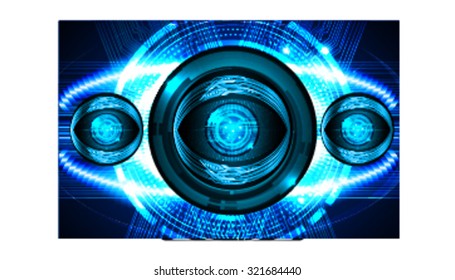 Dark blue color Light Abstract Technology background for computer graphic website internet and business. circuit. vector illustration. infographics. motion move blur.neon. pixel.