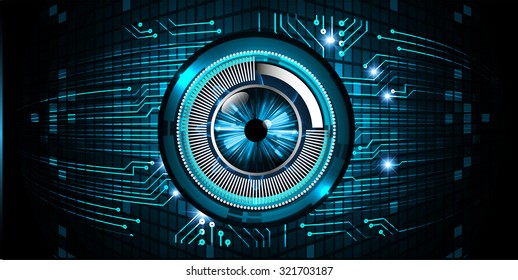 Dark blue color Light Abstract Technology background for computer graphic website internet and business. circuit. vector illustration. infographics. motion move blur.neon. pixel. eye