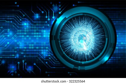 Dark blue color Light Abstract Technology background for computer graphic website internet and business.circuit.vector illustration. infographics.motion move blur.neon. pixel. fingerprint.Finger-print