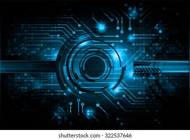 Dark blue color Light Abstract Technology background for computer graphic website internet and business. circuit. vector illustration. infographics. motion move blur.neon. pixel. 