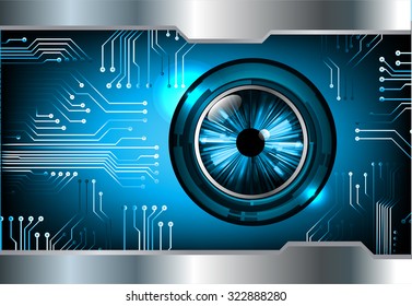 Dark blue color Light Abstract Technology background for computer graphic website internet and business. circuit. vector illustration. infographics. motion move blur.neon. pixel.eye