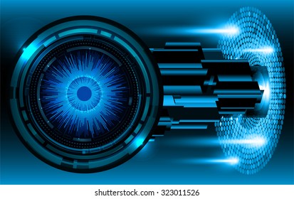 Dark blue color Light Abstract Technology background for computer graphic website internet and business. circuit. vector illustration. infographics. motion move blur.neon. pixel. eye