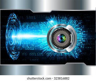 Dark blue color Light Abstract Technology background for computer graphic website internet and business. circuit. vector illustration. infographics. motion move blur.neon. pixel. eye. silver