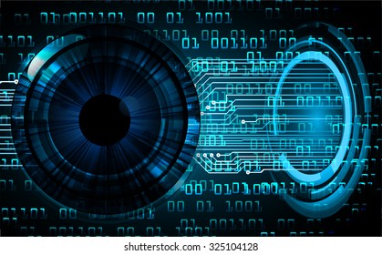Dark blue color Light Abstract Technology background for computer graphic website internet and business. circuit. vector illustration. infographics. motion move blur.neon. pixel. eye