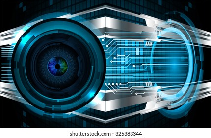 Dark blue color Light Abstract Technology background for computer graphic website internet and business. circuit. vector illustration. infographics. motion move blur.neon. pixel. eye