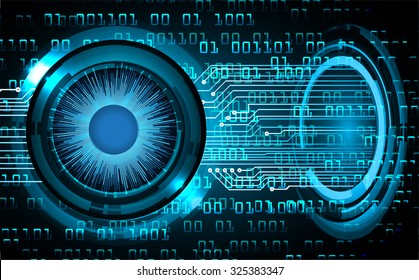 Dark blue color Light Abstract Technology background for computer graphic website internet and business. circuit. vector illustration. infographics. motion move blur.neon. pixel. eye