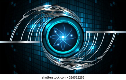 dark blue color Light Abstract Technology background for computer graphic website internet and business. illustration. infographics.binary code vector.Spark.molecule atom electron neutron nuclear.