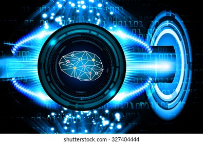 Dark blue color Light Abstract Technology background for computer graphic website internet and business.circuit.vector illustration.infographics. motion move.neon. pixel. Brainstorm, Brain. Bulb Ideas