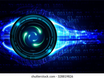 dark blue color Light Abstract Technology background for computer graphic website internet and business. illustration. infographics.binary code.www.vector.Spark.molecule atom electron neutron nuclear.
