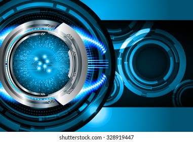 Dark blue color Light Abstract Technology background for computer graphic website internet and business.circuit.vector illustration.infographics. motion move.neon. pixel, eye
