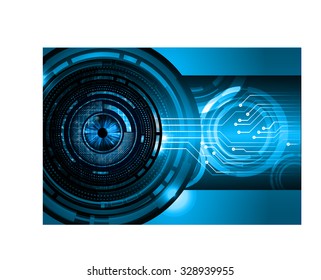 Dark blue color Light Abstract Technology background for computer graphic website internet and business.circuit.vector illustration.infographics. motion move.neon. pixel, eye
