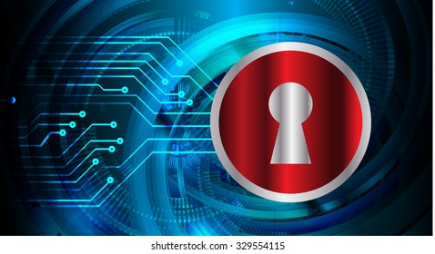 Dark blue color Light Abstract Technology background for computer graphic website internet and business. circuit. vector illustration. infographics. motion move blur.neon. pixel. lock, key, Padlock