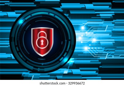 Dark blue color Light Abstract Technology background for computer graphic website internet and business. circuit. vector illustration. infographics. motion move blur.neon. pixel. lock, key, Padlock