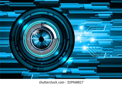 Dark blue color Light Abstract Technology background for computer graphic website internet and business.circuit.vector illustration.infographics. motion move.neon. pixel, eye