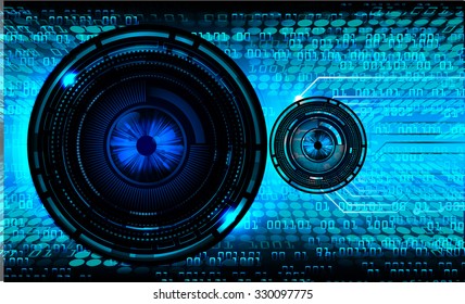 Dark blue color Light Abstract Technology background for computer graphic website internet and business.circuit.vector illustration.infographics. motion move.neon. pixel, eye