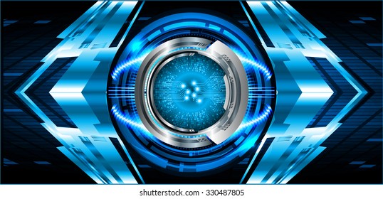 Dark blue color Light Abstract Technology background for computer graphic website internet and business.circuit.vector illustration.infographics. motion move.neon. pixel, eye
