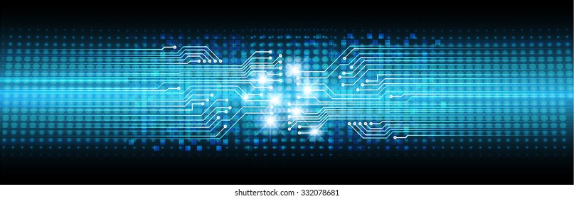 dark blue color Light Abstract Technology background for computer graphic website internet and business. circuit. vector illustration. abstract. infographics. motion move blur.neon, Global