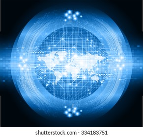 Dark blue color Light Abstract Technology background for computer graphic website internet and business.circuit.vector illustration.infographics. 