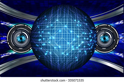 dark blue color Light Abstract Technology background for computer graphic website internet and business. circuit. vector illustration. abstract. infographics. motion move blur.neon. pixel. eye