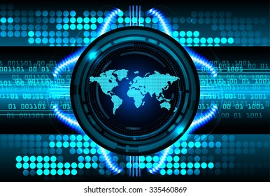 dark blue color Light Abstract Technology background for computer graphic website internet business. circuit. illustration. digital. infographics. binary code background. www. vector.World map, Global