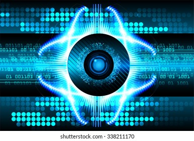 dark blue color Light Abstract Technology background for computer graphic website internet and business. circuit. illustration. digital. infographics. binary code background. www.vector.one. zero. eye