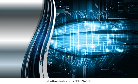 dark blue color Light Abstract Technology background for computer graphic website internet business. circuit. illustration. infographics. binary code. www.vector.Spark.zero one. text box label card