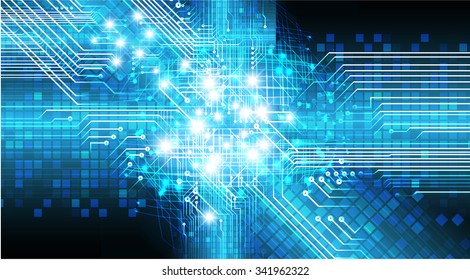 dark blue color Light Abstract Technology background for computer graphic website internet and business. circuit. illustration. digital. infographics. binary code background. www.vector.Spark