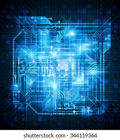 dark blue color Light Abstract Technology background for computer graphic website internet and business. circuit. illustration. digital. infographics. binary code background. www. vector.one. zero