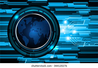 dark blue color Light Abstract Technology background for computer graphic website internet business.circuit.illustration.digital.infographics.binary code. www.vector.motion move blur. World map Global