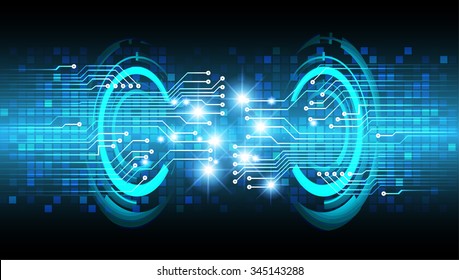 dark blue color Light Abstract Technology background for computer graphic website internet and business. circuit. illustration. digital. infographics. binary code background. www. vector.one. zero.