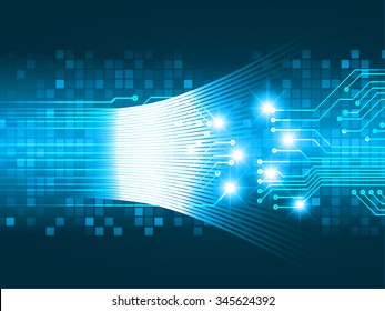 dark blue color Light Abstract Technology background for computer graphic website internet and business. circuit. illustration. digital. infographics. binary code background. www.vector.Spark